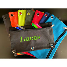 Load image into Gallery viewer, Personalized Notebook Pencil Case - Solid Colors