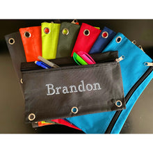 Load image into Gallery viewer, Personalized Notebook Pencil Case - Solid Colors