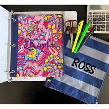 Load image into Gallery viewer, Personalized Notebook Pencil Case