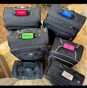 Personalized Luggage Handle Wraps - FREE SHIPPING