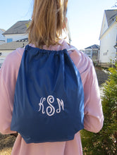 Load image into Gallery viewer, Personalized Solid Drawstring Bag
