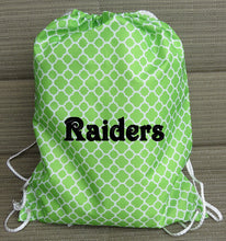 Load image into Gallery viewer, Personalized Patterned Drawstring Bag
