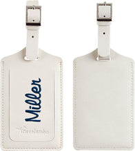Load image into Gallery viewer, Personalized Leather Luggage Tag
